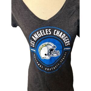 NFL Los Angeles Chargers graphic short sleeve gray tee